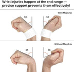 Aider MagGrip Waterproof Wrist Brace – Magnetic Strap, Quick Wear, Free Size, Fits Left & Right – Pain Relief for TFCC, CTS, Carpal Tunnel, Injury Recovery (Black)