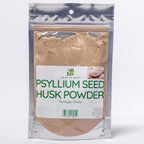 Herb To Body Psyllium Husk Powder - 4oz, Wildcrafted Plantago Ovata, Pure Psyllium Fiber Powder for Baking, Smoothies, and Everyday Culinary Use