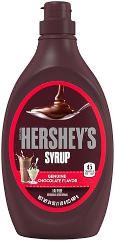 HERSHEY'S Chocolate Syrup Bottle, 24 oz
