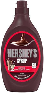 HERSHEY'S Chocolate Syrup Bottle, 24 oz