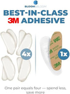 Premium Eyeglass Nose Pads 6 Pairs – Clear Silicone Anti-Slip Stick-On Pads for Glasses, Sunglasses – Adhesive – BLOOM & BLOOM