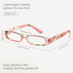 Gaoye 4-Pack Readers for Women, Blue Light Blocking Reading Glasses, Stylish Reading Glasses for Women in 4 Patterns