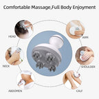 cotsoco Electric Cordless Head & Scalp Massager with Kneading 84 Nodes, Handheld Waterproof Hair Massager with Magnetic Charging Base for Hair Growth, Stress Relax & Deep Clean, Gifts for Dad Mom