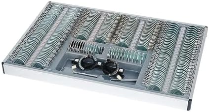 266-PC Optical Trial Lens Set Kit for Optometrists Optometry Trial Lens Set 0.25D Precision Steps with Lockable Case