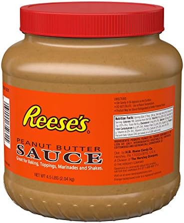 Reese's Peanut Butter Sauce,6 count, 4.5 Pounds
