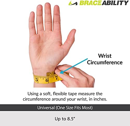 BraceAbility Radial Nerve Palsy Splint - Dynamic Wrist Drop Splint for Limp Finger Wrist Extension, Saturday Night, Honeymoon, Crutch Palsy, Stroke Recovery Brace - Fits Right or Left Hand (One Size)
