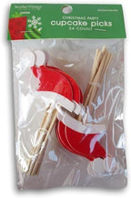 Santa Hat Cupcake Decor - Decorate 24 Cupcakes with Christmas Picks!