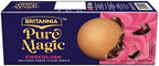 Britannia Pure Magic ChocoLush Biscuits | Pack- 69GM(2.43 oz) | Crunchy Chocolate Cookies with Smooth Choco Filling | Perfect Snack for Kids & Adults