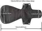 MUMBABY 3 pcs 16inch (41cm) Ultra-deep Sleep Overnight Charcoal Bamboo Mama Cloth/Menstrual Pads/Reusable Sanitary Pads (Mix01)