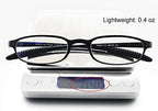 Computer Blue Light Blocking Reading Glasses(Flexible and Lightweight) Plastic Portable Readers
