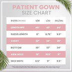 NY Threads Women's Hospital Gown Soft and Stylish Patient Gown