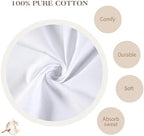 RDS HANKYTEX Men's Handkerchiefs,100% Soft Cotton,White Hankie Pack of 12 Pieces