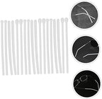 EXCEART 12 Pairs Spectacle Leg Covers Eyeglasses Leg Covers Glasses Replacement Temple Sport Ear Grips Sports Sunglasses -Skid Glasses Retainers Earplugs Pointy Child White