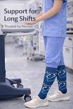 Aoliks Medical Compression Socks for Women & Men, Support Knee High Socks for Running,Nurses,Travel