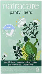 NATRACARE Mini Pant Liners, Unscented, (Pack of 30)