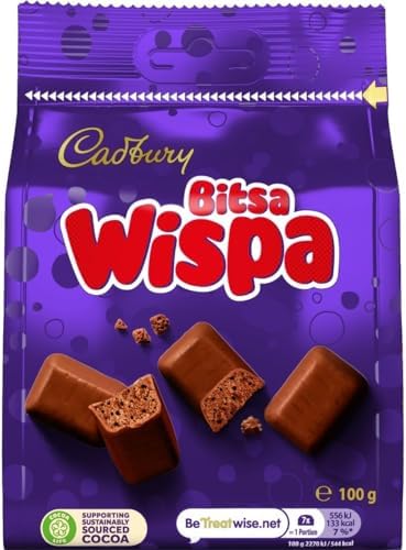 Cadbury Bitsa Wispa Bag 100G (Pack of 3)