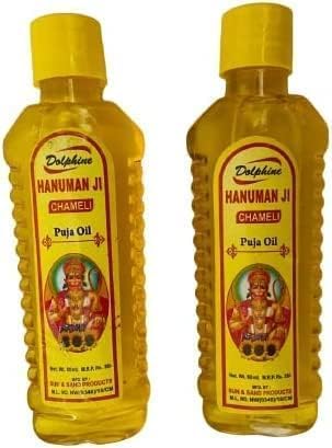 Chameli Tel Hanuman Ji Chola Chameli ka Tel Bajrangbali Maruti Pooja Religious Sacred Items Pooja Item Pack of 2