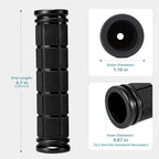 CHUNZEXI 4 PCS Bike Handlebar Grips, Rubber Bicycle Bar Grips Replacement, Non-Slip Handle Grips for Kids Bikes, Scooters, BMX, Mountain & Cruiser Bikes