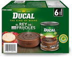Ducal Instant Vegetarian Black Refried Beans 15oz (Pack of 6) | Gluten & Cholesterol Free, Excellent Source of Protein & Iron, Ready-to-Eat, Perfect for Quick and Healthy Meals