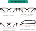Eyekepper Spring Hinges Vintage Reading Glasses Men with Case Grey Lens Sunshine Readers
