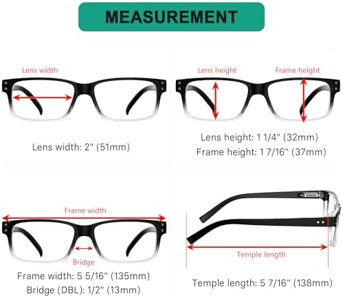 Eyekepper Spring Hinges Vintage Reading Glasses Men with Case Grey Lens Sunshine Readers