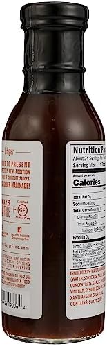 G Hughes Sugar Free Orange Ginger Teriyaki Sauce, No High Fructose Corn Syrup, No Preservatives, Gluten Free, 13 Ounce (Pack of 6)