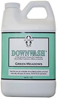 Le Blanc® Green Meadows Downwash® – Luxury Laundry Cleanser for Down-Filled Bedding and Apparel- 64 oz. (1 pack)