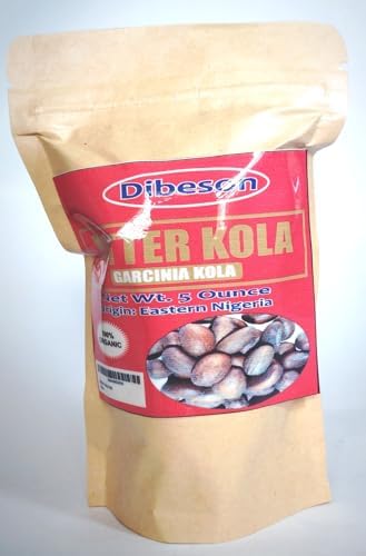 Dibeson Bitter kola nuts - Garcinia Kola, (5 Ounce), African bitter kola, Organic Bitter kola.