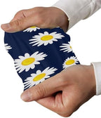 White Daisies Cooling Arm Sleeves for Men Women, UV Sun Protection Compression Sleeves, Arm Covers Breathable for Basketball Baseball Golf Cycling, Tattoo Cover(1 pair)