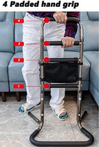 Chair Stand Assist Support Sit to Stand Assistance for Elderly Adults Patient Lift Standing Aid Portable Rails Helps You Rise from Seated Position
