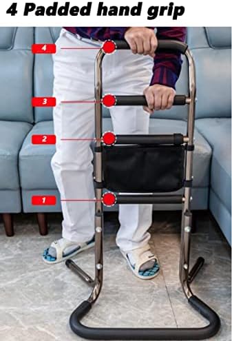 Chair Stand Assist Support Sit to Stand Assistance for Elderly Adults Patient Lift Standing Aid Portable Rails Helps You Rise from Seated Position
