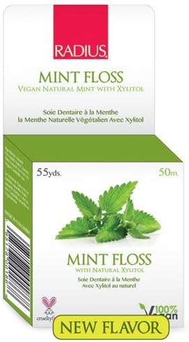 Radius Floss Vegan Xylitol Mint 1 Each