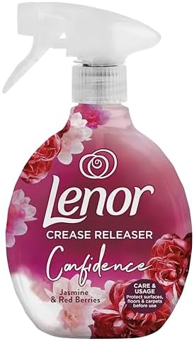 Lenor Crease Release Divine Ruby Jasmine 2 X 500ML Removes Creases Iron