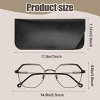 30Pcs Soft Glasses Case, Leather Eye Glass Case Glasses Pouch for Women Men Travelling Reading
