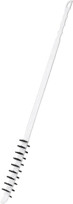 Dryer Vent Cleaner Brush Nylon Double Side Brush Long Flexible Refrigerator Coil Brush for Household Cleaning (White)
