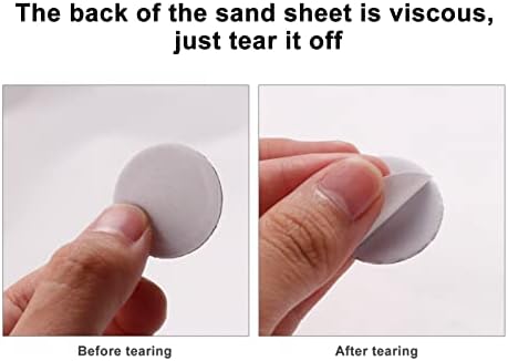 100pcs Replacement Sandpaper Discs, Self-Adhesive Pedicure Tool Sandpaper Electric Callus Remover Accessory for Men Women Dead Cracked Hard Skin (80# Coarse)