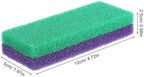3pcs Double-Sided Foot Scraper Dead Skin Tool Exfoliating Pumice Stone for Hard Skin Removal Bath Foot Scrubber Callus Remover for Shower and Pedicure Care Random Color