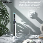 USB A Charger for Oral B Electric Toothbrush iO Series iO2 iO3 iO4 iO5 iO6, Genius X 7500, Smart/Pro/Vitality | 5V Replacement 3757 Induction Charging Base | Waterproof | Protable for Travel - USB-A