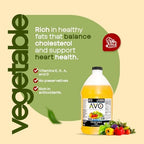 AVO ORGANIC VEGETABLE Oil, 64 Fl-oz (Half a Gallon) NO preservatives added