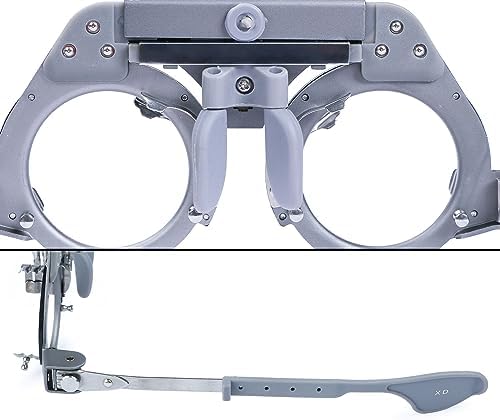 Optical Adjustable Trial Lens Frame - Titanium Material, Super Lightweight Full Function Optometry Frame (PD: 54-70mm) - Suitable for Optometrists
