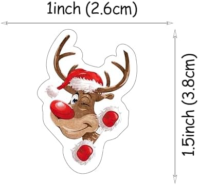 50 PCS Edible Christmas Deer Antlers Cupcake Toppers Merry Xmas Deer Cake Toppers Wafer Paper Christmas Antlers Party Decorations Edible Xmas Theme Baby Shower Birthday Reindeer Party Decor Supplie