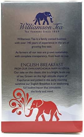 Williamson Tea English Breakfast (Pack of 4, Total 200 Teabags)