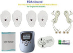 FDA Cleared HealthmateForever PM10AB 10 Modes Mini Body Electrical Back Pain Relief Massager Provide Body Relaxation Experience PM10AB + Extra Lower Back Pain Toning Belt