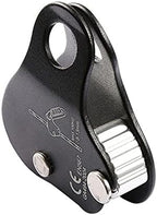Climbing Rope Grab, High Strength Self Locking Safety Protective, Climbing Ascender Fall Protection Belay Device Climbing Rope Grip Clamp for Rock Climbing Mountaineering(Black)
