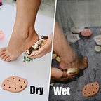 Nano Glass Foot File Callus Remover-Crystal Foot Files Pedicure Foot Care Scrubber Painless Dry and Wet for Hard Skin Calluses Removal (Gold)