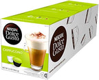 Nescafe Dolce Gusto Coffee Pods, Cappuccino, 16 capsules, Pack of 3