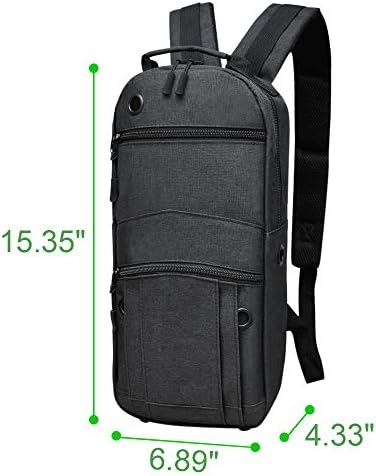 Oxygen Tank Backpack Portable Oxygen Cylinder Bag Carrying Travel Storage Fits M2 M4(A) M6(B) ML6 M7 M9(C) (Black)