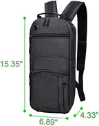Oxygen Tank Backpack Portable Oxygen Cylinder Bag Carrying Travel Storage Fits M2 M4(A) M6(B) ML6 M7 M9(C) (Black)