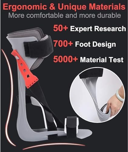Ankle Foot Orthosis AFOs Foot Supports Ankle Braces Foot Drop Postural Corrector Brace Splint for Stroke Foot Drop Charcot Achilles Tendon Contracture Disease