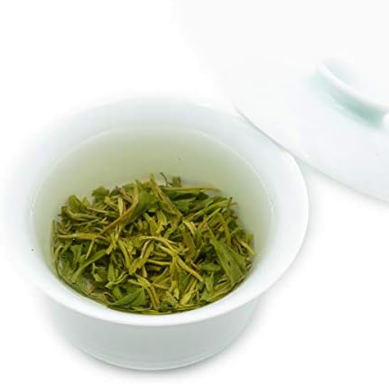 oriarmcha Qingdao Laoshan Green Tea Loose Leaf - Chinese Cloud and Mist Green Tea Leaves 225g (8 ounce) Ziplock Resealable Bag